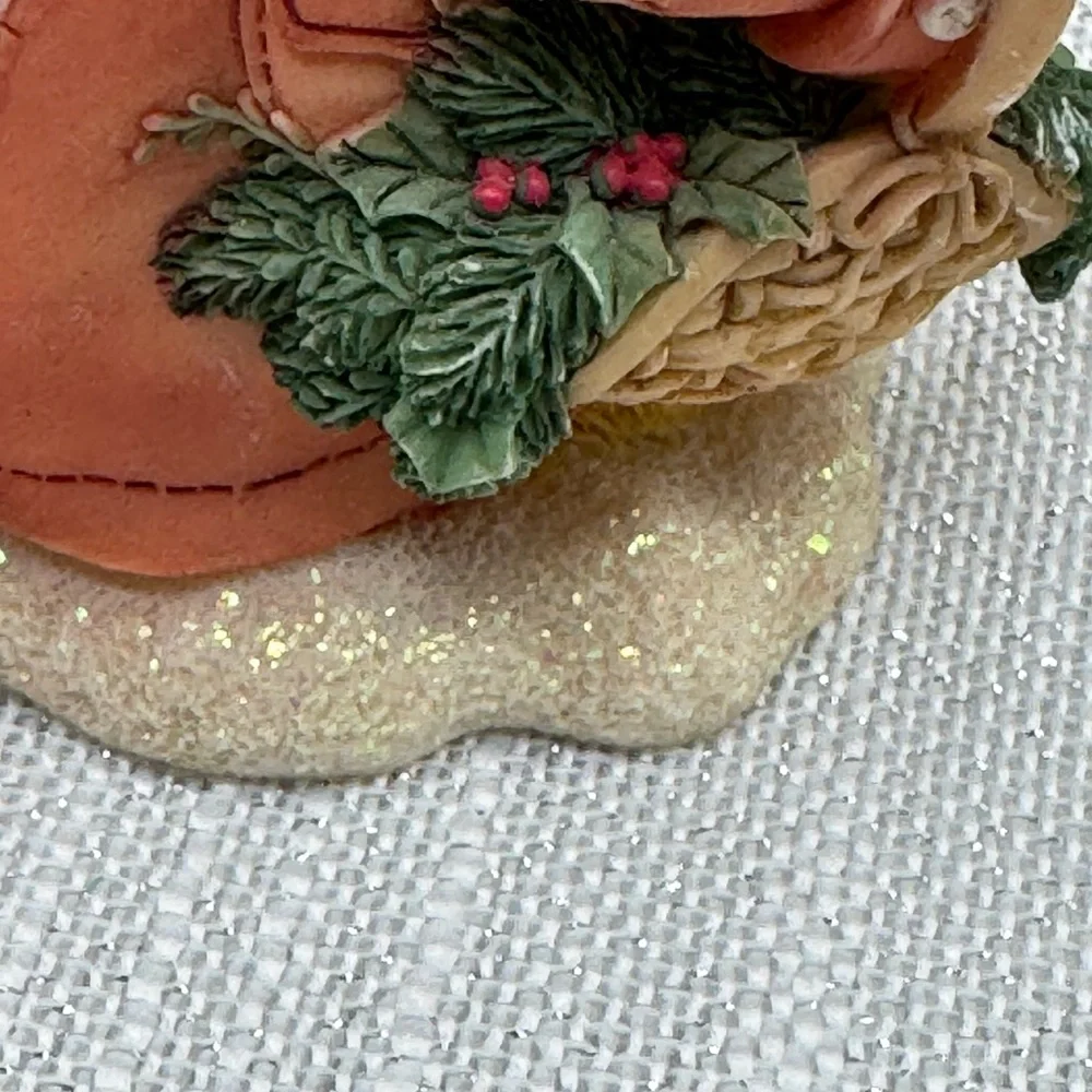 Cherished Teddies Shirley 1999 Limited Edition Release Christmas Figurine Enesco